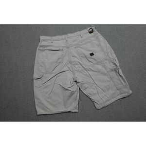 Polo Ralph Lauren Carpenter Shorts Mens 32 Beige Denim Cargo Utility D-Ring